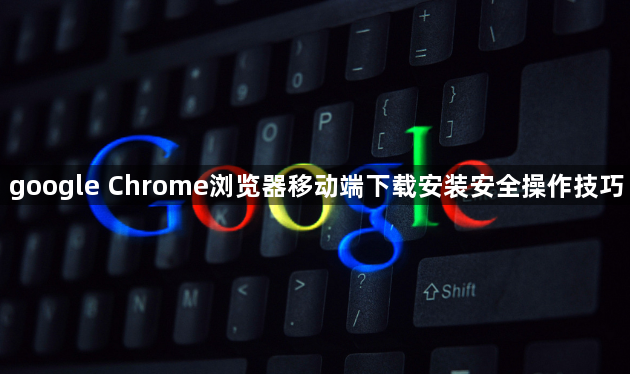 google Chrome浏览器移动端下载安装安全操作技巧1