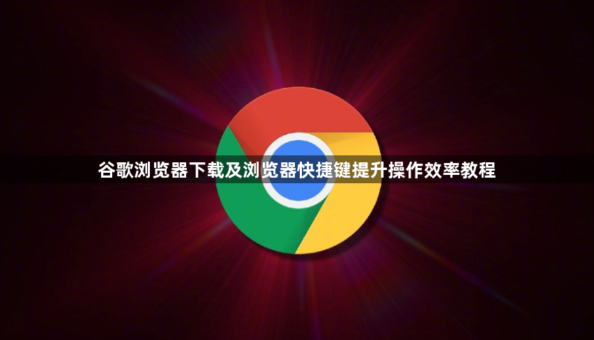 谷歌浏览器下载及浏览器快捷键提升操作效率教程1