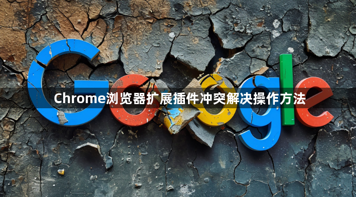 Chrome浏览器扩展插件冲突解决操作方法1