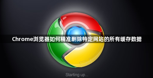 Chrome浏览器如何精准删除特定网站的所有缓存数据1