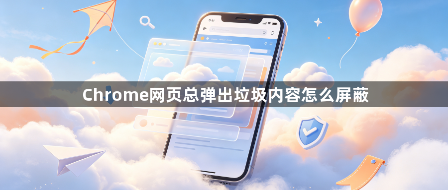 Chrome网页总弹出垃圾内容怎么屏蔽1
