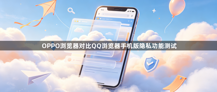 OPPO浏览器对比QQ浏览器手机版隐私功能测试1