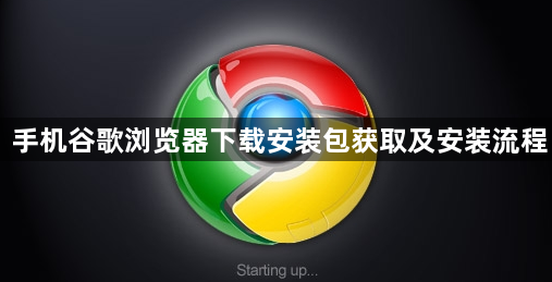 手机谷歌浏览器下载安装包获取及安装流程1