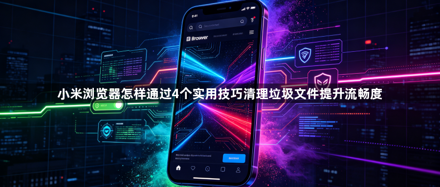 小米浏览器怎样通过4个实用技巧清理垃圾文件提升流畅度1