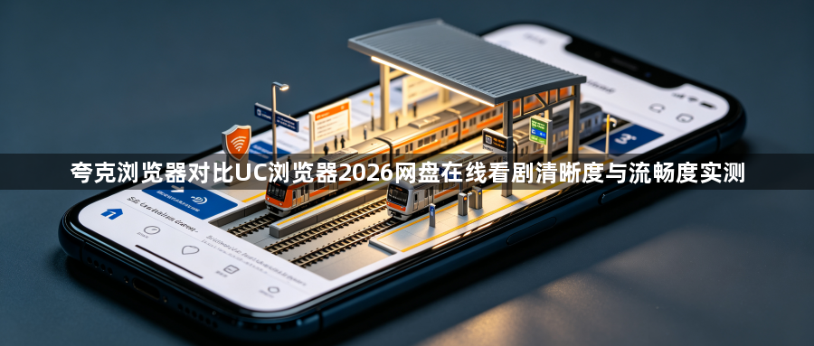 夸克浏览器对比UC浏览器2026网盘在线看剧清晰度与流畅度实测1