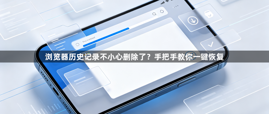 浏览器历史记录不小心删除了?手把手教你一键恢复1