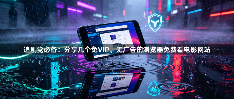 追剧党必备：分享几个免VIP、无广告的浏览器免费看电影网站1