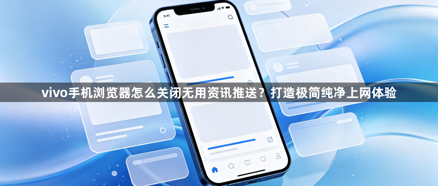 vivo手机浏览器怎么关闭无用资讯推送？打造极简纯净上网体验1