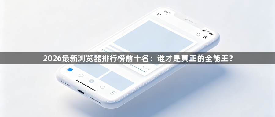 2026最新浏览器排行榜前十名：谁才是真正的全能王？1