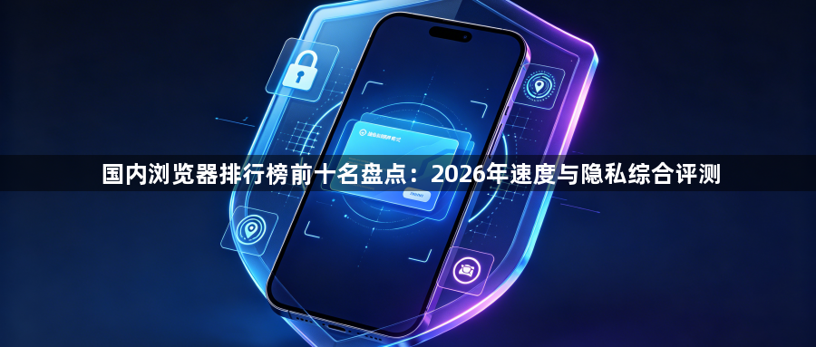 国内浏览器排行榜前十名盘点：2026年速度与隐私综合评测1