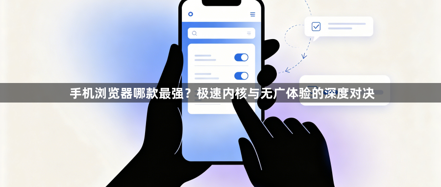 手机浏览器哪款最强?极速内核与无广体验的深度对决1