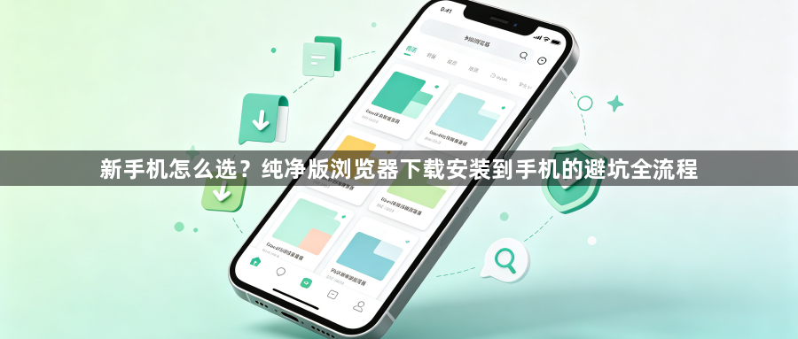 新手机怎么选？纯净版浏览器下载安装到手机的避坑全流程1