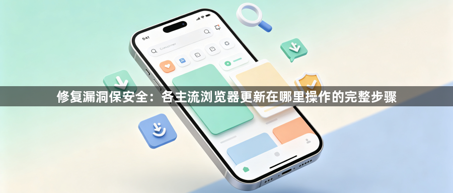 修复漏洞保安全：各主流浏览器更新在哪里操作的完整步骤1