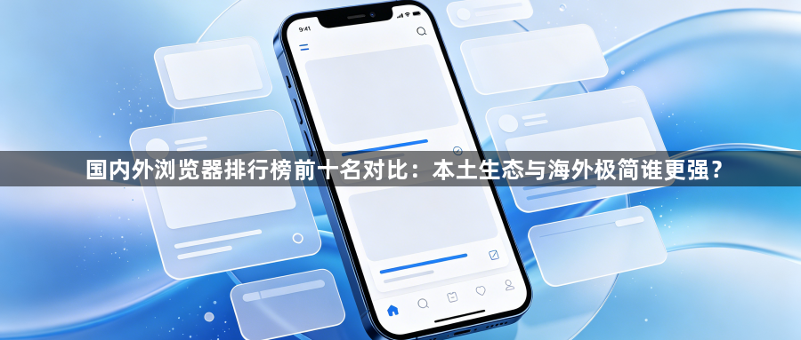 国内外浏览器排行榜前十名对比:本土生态与海外极简谁更强?1