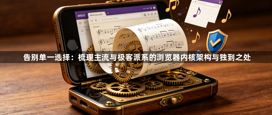 告别单一选择:梳理主流与极客派系的浏览器内核架构与独到之处1